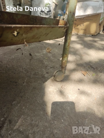 Стара метална маса за реставрация , снимка 9 - Маси - 51192694