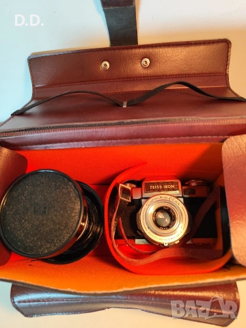 Zeiss Ikon Contaflex Super BC с 3 Carl Zeiss обектива, снимка 9 - Фотоапарати - 54154846