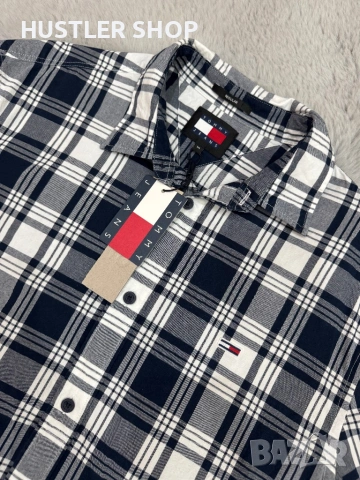 Мъжка риза TOMMY HILFIGER. Размер S/M, снимка 6 - Ризи - 54149494