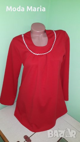 червена дамска блуза