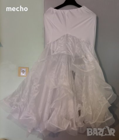 Нова, налична, Дълга асиметрична пола за танци или повод - тип русалка 