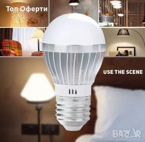 LED крушка E27 12V 3W 255LM 6000K, снимка 4 - Лед осветление - 49449602
