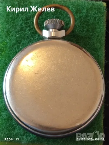 Джобен часовник INGERSOLL Made in Britain рядък за КОЛЕКЦИОНЕРИ 41241, снимка 5 - Антикварни и старинни предмети - 55829400