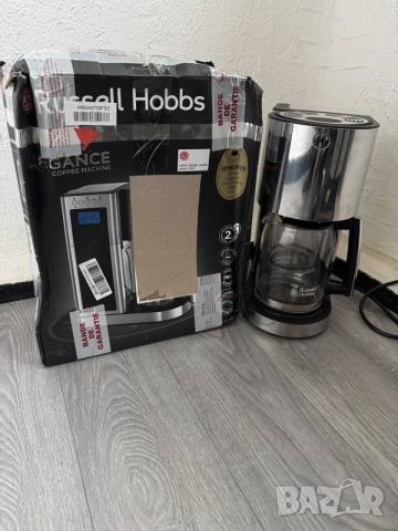 Russell Hobbs Elegance 23370-56 | Програмируема Шварц Кафемашина с Филтър!, снимка 6 - Кафемашини - 56282496