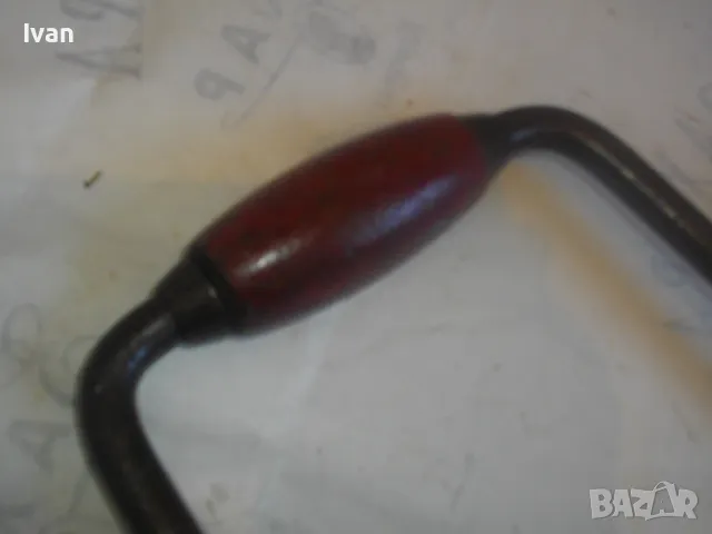 41см/захват ф13мм НЕМСКИ РЕВЕРСИВЕН МАТКАП РЪЧНА ДРЕЛКА БОРМАШИНА СТАРО КАЧЕСТВО ОТЛИЧНА, снимка 7 - Бормашини - 48397068