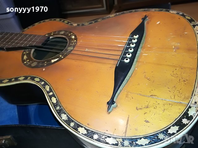 поръчана!!!LONDON ENGLAND-АВТЕНТИЧНА КИТАРА 2011220837M, снимка 6 - Антикварни и старинни предмети - 38730454