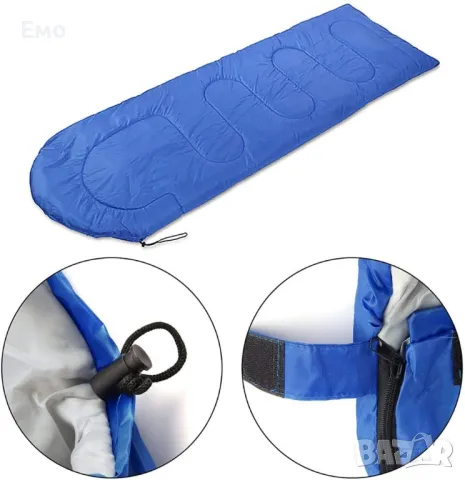 Зимен спален чувал BAO LONG HU WAI от водоустойчив полиестер с опция за стягане, снимка 5 - Палатки - 48109708