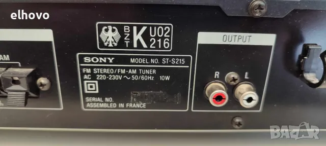 Стерео тунер SONY ST-S215#1, снимка 4 - Ресийвъри, усилватели, смесителни пултове - 49055586