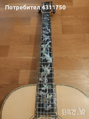 Изцяло солидна лютиерска акустична китара , снимка 4 - Китари - 54288268