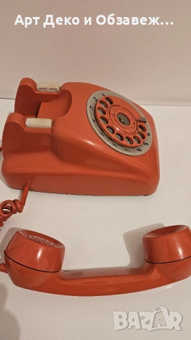 Ретро телефон с шайба, снимка 3 - Стационарни телефони и факсове - 53940958