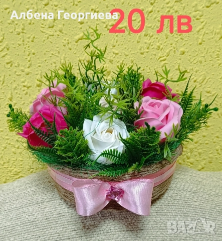 сапунени рози, снимка 8 - Декорация за дома - 52013181