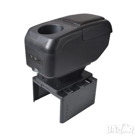 Подлакътник с 6 USB порта, поставка за чаша и място за съхранение, снимка 5 - Аксесоари и консумативи - 55859926