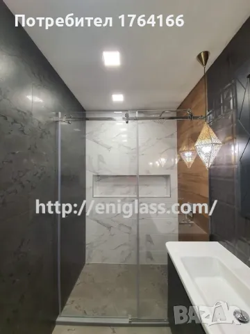 Стъклена душ кабина за баня с плъзгаща система ALLFA от ЕНИ ГЛАС ЕООД