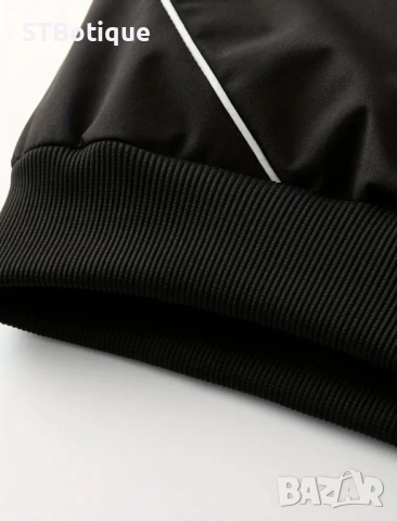 🧥 Мъжко Спортно Яке в Тъмносиньо/ Черно /Зелено в комбинация с Бяло | STBoutique, снимка 4 - Якета - 52207147