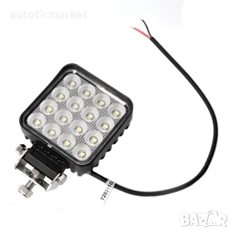 LED Халоген/работна лампа 48W 12/24V – T261, снимка 2 - Аксесоари и консумативи - 56054453