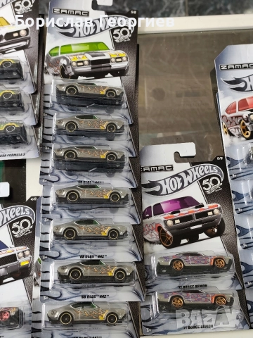 Колички Hot Wheels 50th Anniversary Zamac 2017, снимка 5 - Колекции - 52875062