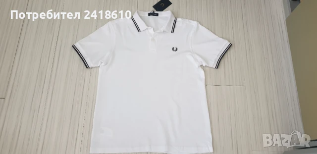 Fred Perry Pique Cotton Mens Size 50 / L НОВО! ОРИГИНАЛ! Мъжка Тениска!, снимка 9 - Тениски - 50822615