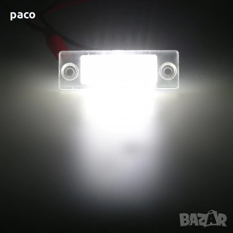 LED диодни плафони за заден регистрационен номер за VW , снимка 5 - Аксесоари и консумативи - 26585084