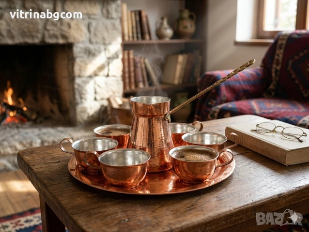 меден сервиз за кафе