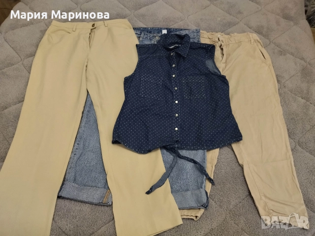 Три панталона с подарък потник, снимка 2 - Панталони - 52933157