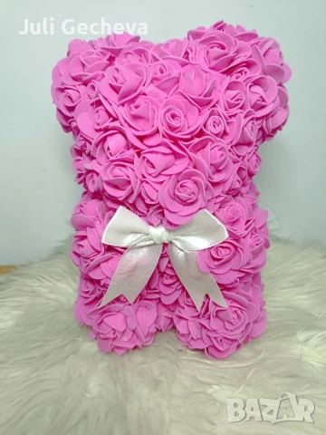 Ръчно изработени мечета от рози!, снимка 5 - Декорация за дома - 50606054