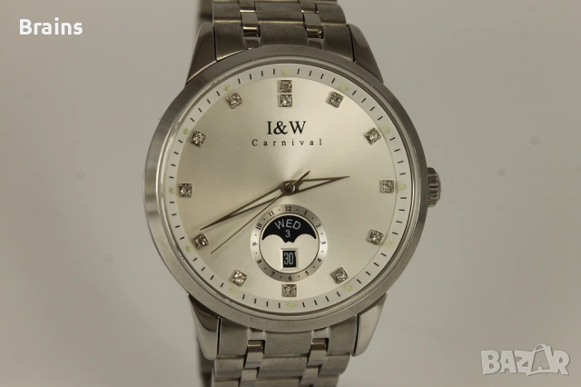 Нов CARNIVAL Automatic Miyota Стоманен Мъжки Часовник, снимка 4 - Мъжки - 53150910