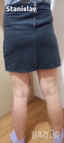 Дамска къса пола с висока талия, снимка 2 - Поли - 44404831