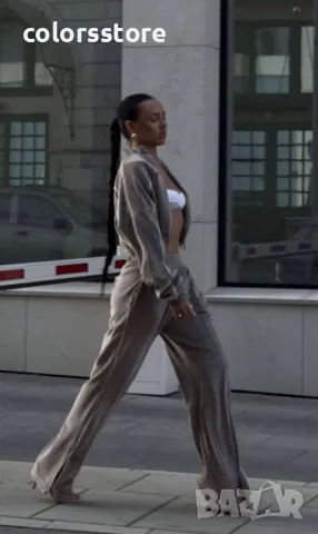 Дамски кадифен сет MOOD cappuccino, снимка 3 - Комплекти - 48817323