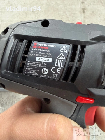 Wurth Master ABS 18 Power, снимка 7 - Винтоверти - 54153730