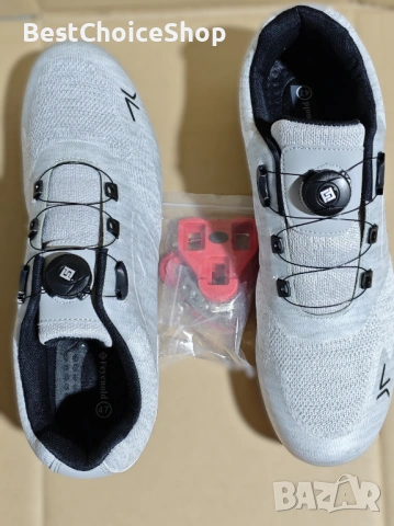 Велосипедни обувки, свръх леки, съвместими с Peloton & Look SPD-SL №47, снимка 2 - Аксесоари за велосипеди - 53091830