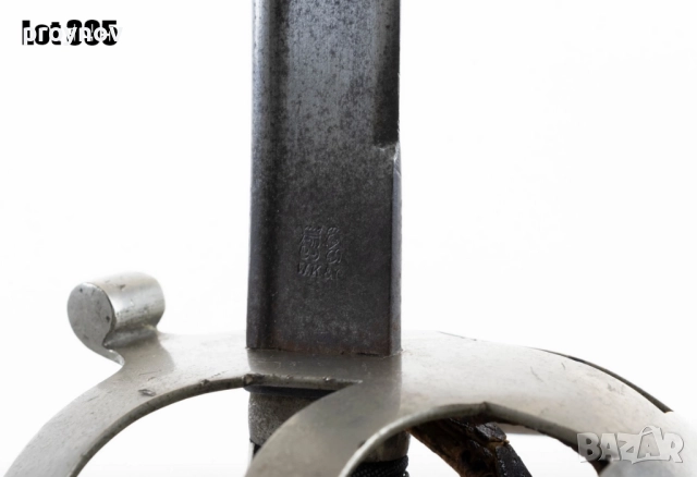 Кавалерийска сабя модел 1852 г. Маркирана „W.K&C.“, снимка 7 - Антикварни и старинни предмети - 52068773