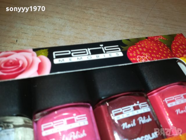 paris-made in belgium-ароматни лакове-4бр-внос швеицария, снимка 12 - Продукти за маникюр - 30210959