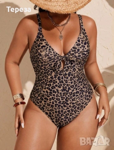 🆕️ Бански в леопардов принт / XL