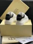 Alexander McQueen Дамски Бели Маратонки С Кристали С Черен Акцент👟Дамски Спортни Обувки Код E582, снимка 3