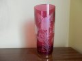Ретро арт гравирана ваза, снимка 1 - Вази - 30360183