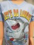 Нова детска тениска с трансферен печат Акула, LET'S DO LUNCH, снимка 6
