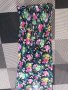 Дълга флорална рокля S/M , снимка 1 - Рокли - 30020911