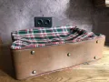 Старинен куфар 70те текстилен с цип, снимка 10