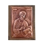 МЕДНА ИКОНА ЗА ЗАЩИТА СВЕТИ ЕВАНГЕЛИСТ МАТЕЙ, снимка 1
