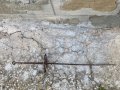 Стар ръчно кован шиш за печене на месо, снимка 2
