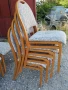 Дървени столове А116 - със сваляща тапицерия , снимка 7