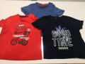 Лупилу Lupilu Три броя тениски с къс ръкав за момче 12-24м, 86/92см , снимка 1 - Други - 35009285