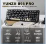 Нова механична клавиатура YUNZII B98 PRO – QMK/VIA, Tri-Mode, RGB, Hot-Swap, снимка 3
