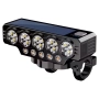Ултра ярка 20 LED SOLAR светлина за велосипед, Клаксон, Бтерия 4000mAh, снимка 1