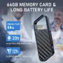 LIMENAMICS 64GB мини диктофон с четец на карти, снимка 2