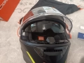Мотоциклетна каска ORIGINE с Bluetooth, сгъваема, интегрална каска ECE с двоен визьор, снимка 11