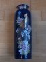 японска порцеланова ваза  Kutani кобалт с позлата , снимка 1 - Вази - 44394857