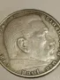 Сребърна монета 2 райхсмарка 1938г. Трети райх Нацистка Германия с свастика 42069, снимка 10