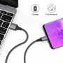 4 броя USB TYPE C кабели - 0.5м+1м+2м+3м найлонова оплетка, Data и бързо зареждане, снимка 2