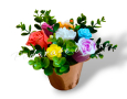 Букет от ароматни сапунени цветя в стилна метална кофичка Подходящ подарък за Осми Март, снимка 4